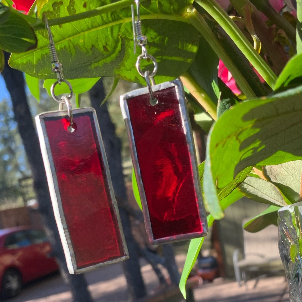 Stained Glass Earrings
